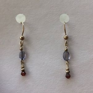 Amethyst Sterling Silver Earring